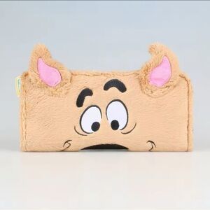 Scooby Doo Theme Plush Texture Zip Around Wallet